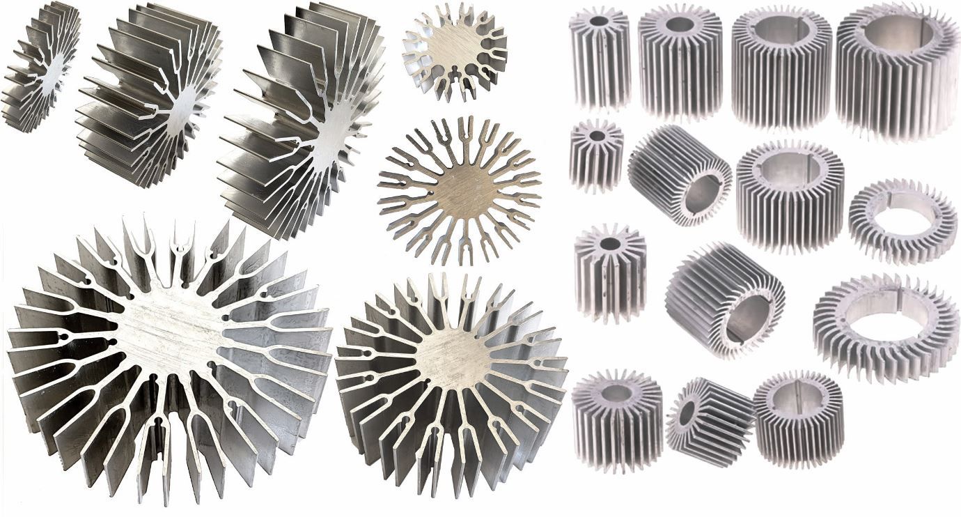 Disipadores estrella de aletas